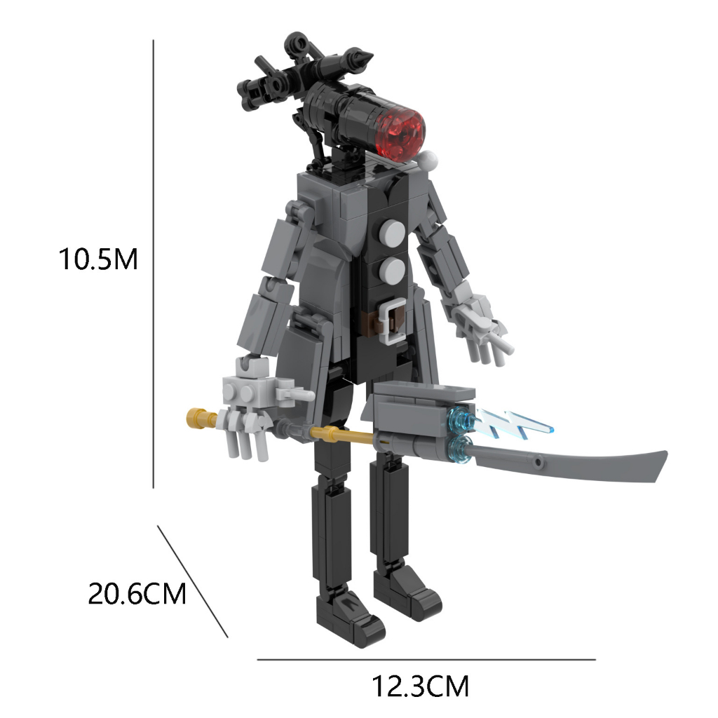 Bộ Đồ Chơi Lắp Ráp Mô Hình Nhân Vật Titanic toilet vs Lạc Đà
