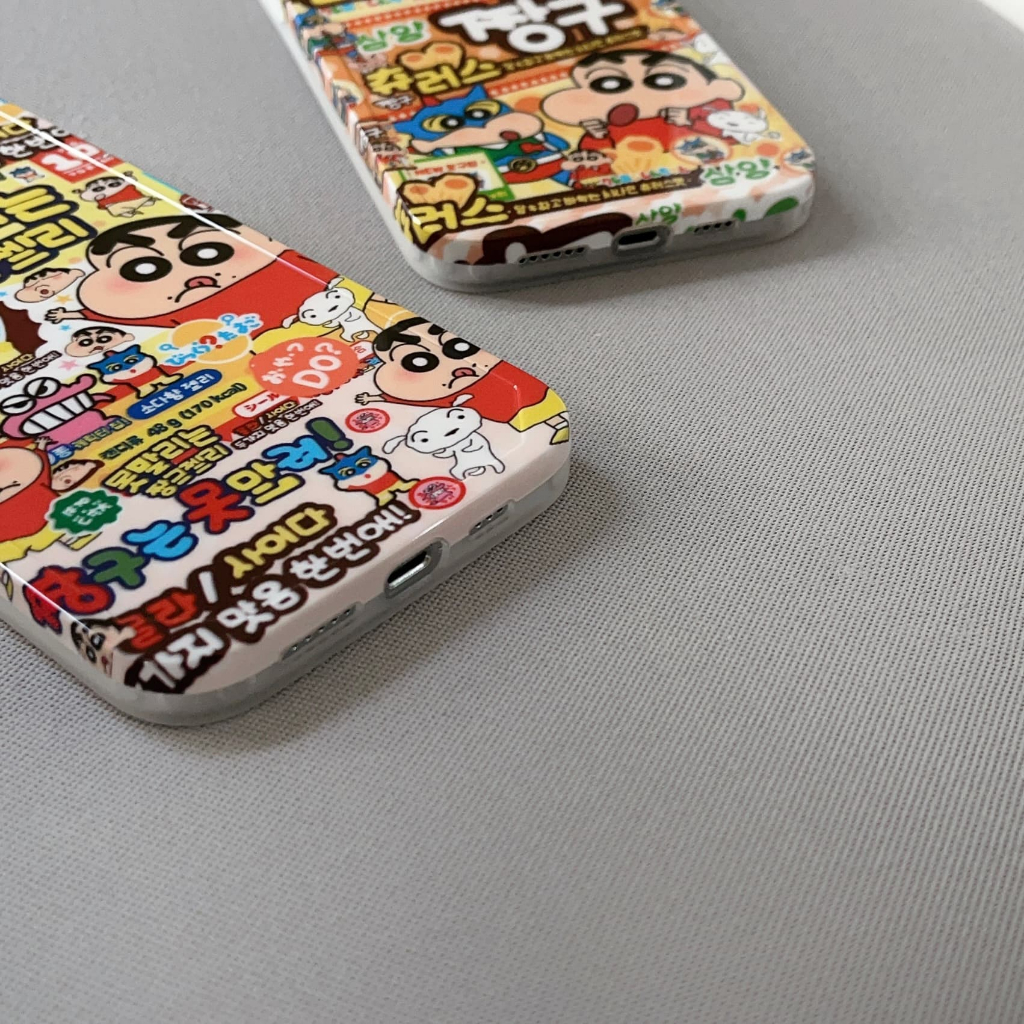 Ốp Lưng Chống Sốc Hình Cậu Bé Bút Chì shin Cho iphone 14promax / 14pro / 14 / 13promax / 13pro / 13 / 12 / 11