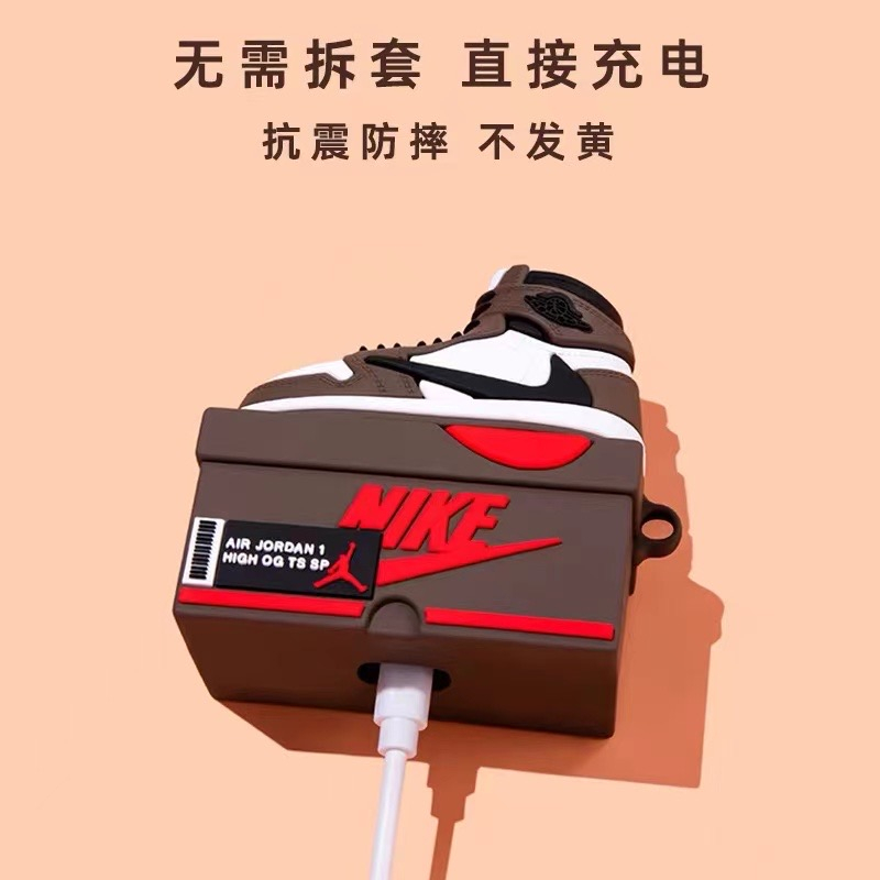 Vỏ Bảo Vệ Hộp Sạc Tai nghe không dây airpods 1 2 3 pro Hình Giày Thể Thao Sang Trọng