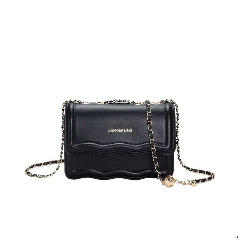 MOUSSON  Túi Xách Đeo Vai Hình Vuông Cỡ Nhỏ Phối Dây Đeo Sợi Xích Thời Trang Cho Nữ