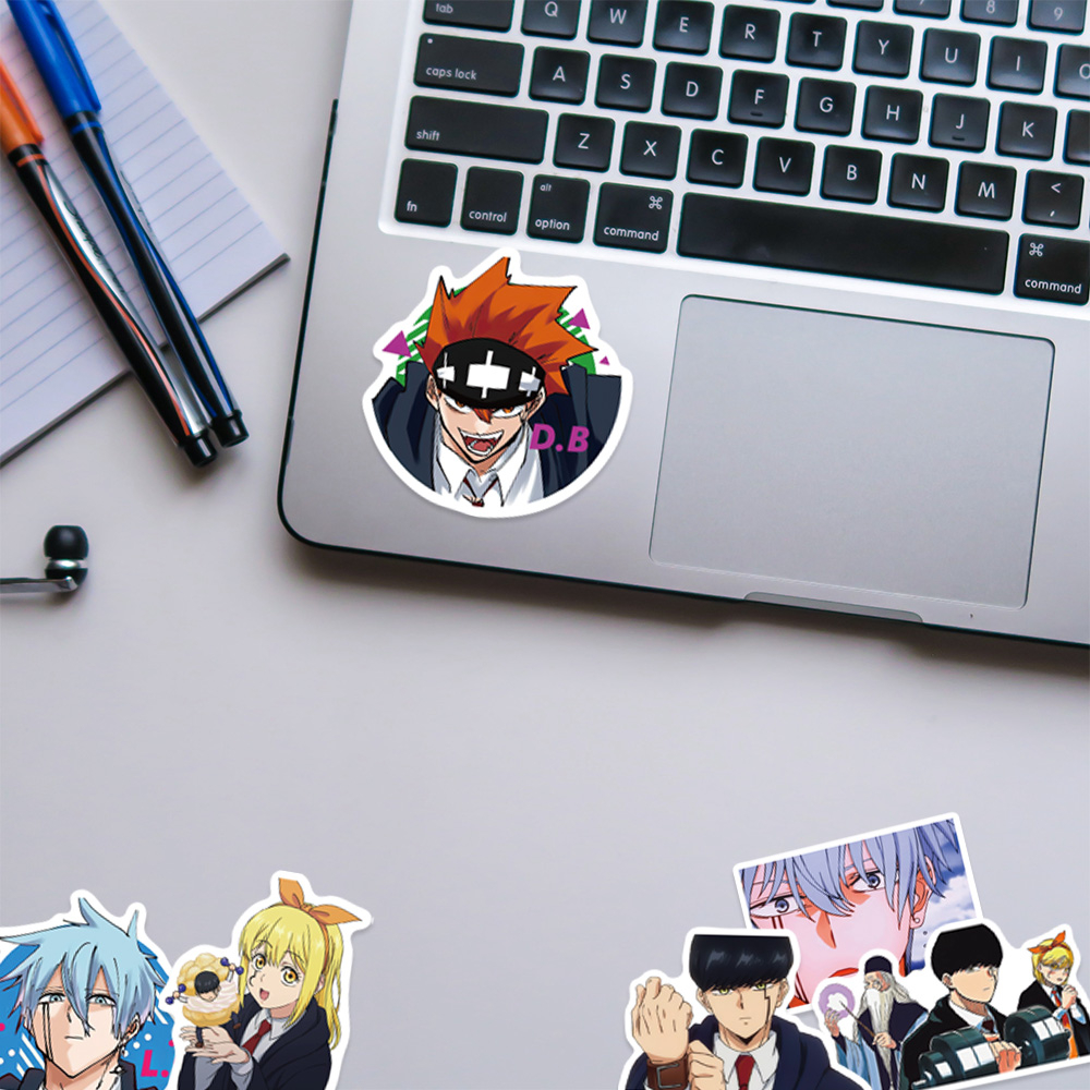 Bộ 50 Miếng Dán anime Nhật Bản Ma Thuật Sáng Tạo Chống Nước Trang Trí laptop Hành Lý Mũ Bảo Hiểm