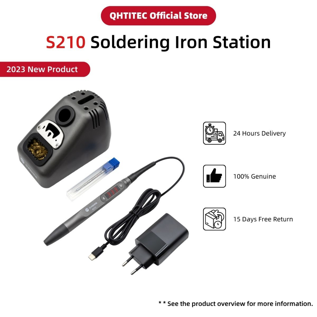 Jcd 2023 Dụng Cụ Hàn Sắt s210 Phích Cắm type-c Có Thể Điều Chỉnh Nhiệt Độ Chính Xác Cao Cho smd bga ic