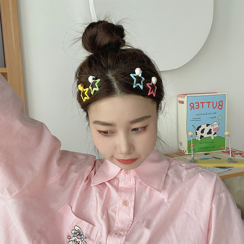 🌺🌺Kẹp Tóc Bb Hình Ngôi Sao Hoạt Hình Dễ Thương Thời Trang Cho Bé Gái