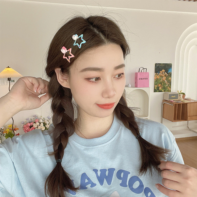 🌺🌺Kẹp Tóc Bb Hình Ngôi Sao Hoạt Hình Dễ Thương Thời Trang Cho Bé Gái