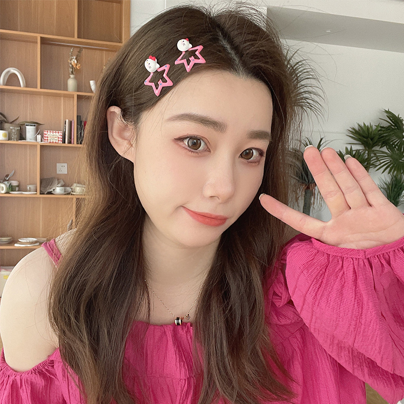 🌺🌺Kẹp Tóc Bb Hình Ngôi Sao Hoạt Hình Dễ Thương Thời Trang Cho Bé Gái