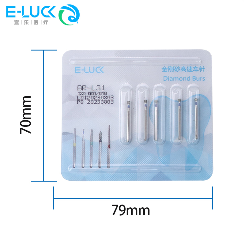 Bộ 5 Mũi Khoan Nha Khoa tc / sf fg 1.6mm bits