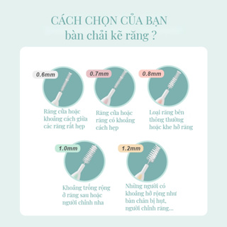 MEYARN 10 Bàn chải kẽ răng 0.6