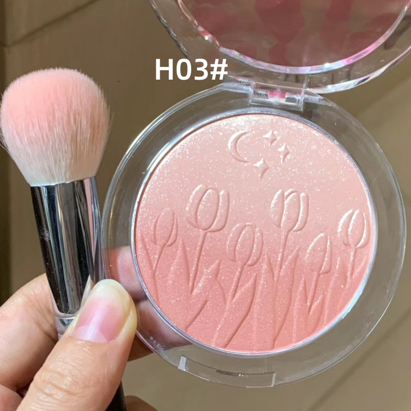 Sweet mint Phấn má hồng  Hold Live 4 màu gradient nhẹ nhàng tự nhiên làm sáng da lâu trôi