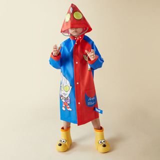 Cheerful Mario Áo Mưa Toàn Thân Chống Thấm Nước In Hình mario ultraman 2023 Kèm Balo Cho Bé Trai Mẫu Giáo