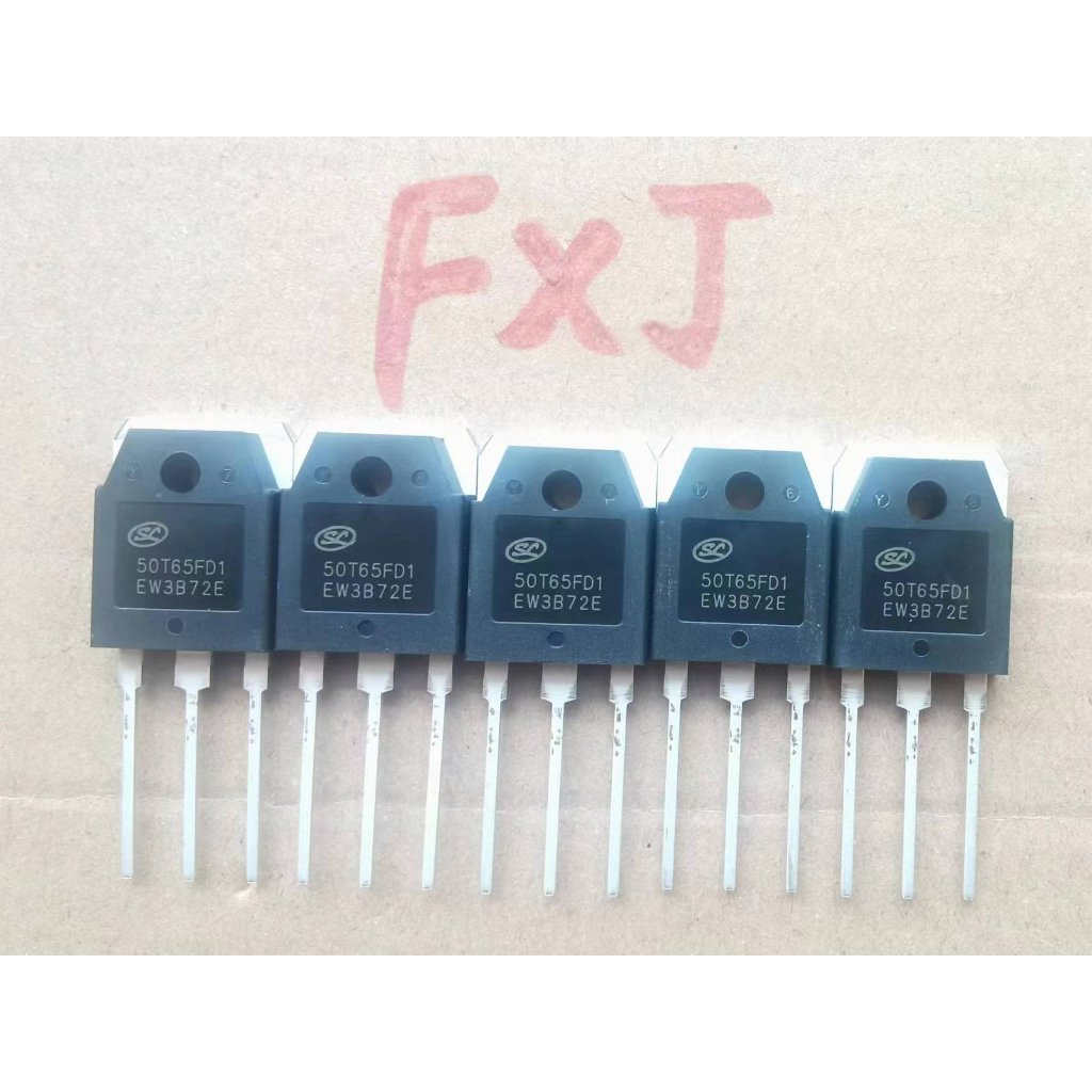 ((10 Chiếc) 50T65FD1 SGT50T65FD1PN Lưới Tản Nhiệt Duode Loại Transistor IGBT TO-3P