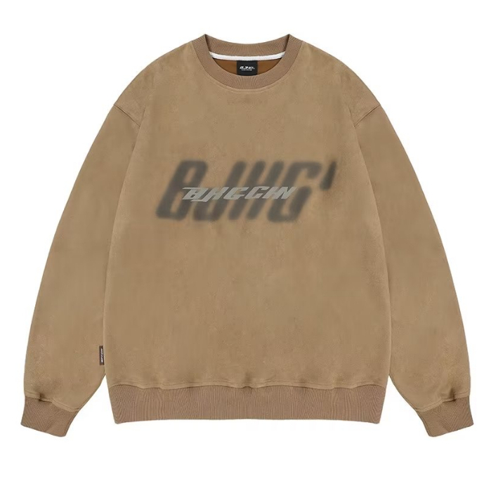 Áo hoodie nam Tay Dài In Chữ hoodie nam Thời Trang vintage áo hoodie nữ Màu Trơn phong cách Hàn Quốc