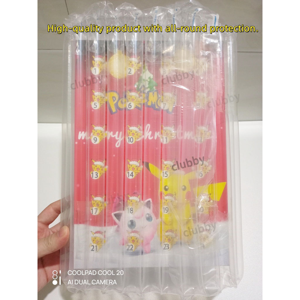 24 pokemon anime hộp lịch pikachu mô hình giáng sinh hộp mù quà tặng trẻ em