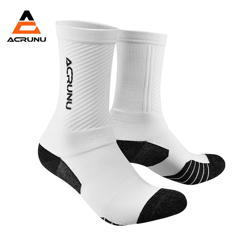 ACRUNU Vớ Đi Xe Đạp Kháng Khuẩn Vải Lycra Chống Trơn Trượt Thoáng Khí Cho Nam Nữ Đàn Hồi Cao Mềm Mại Không Dễ Bị Biến Dạng Tất Thể Thao Thiết bị xe đạp đa năng