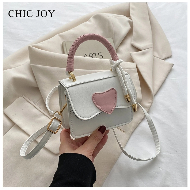 CHIC JOY Túi Đeo Chéo Da PU Chất Lượng Cao Phong Cách Hàn Quốc Cho Nữ