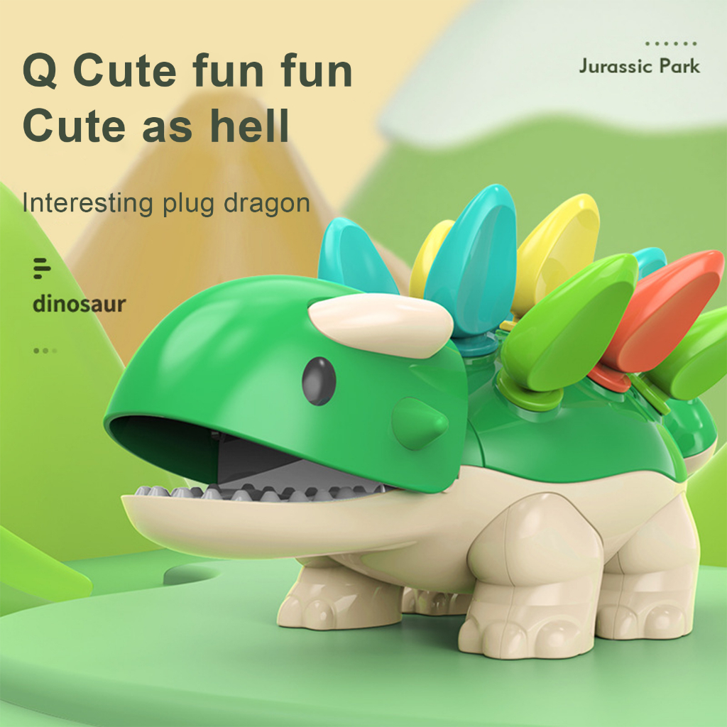 Đồ Chơi Trẻ Em Lắp Ghép Chú Khủng Long Nhỏ Dễ Thương - phát triển tư duy sáng tạo cho bé WHYME