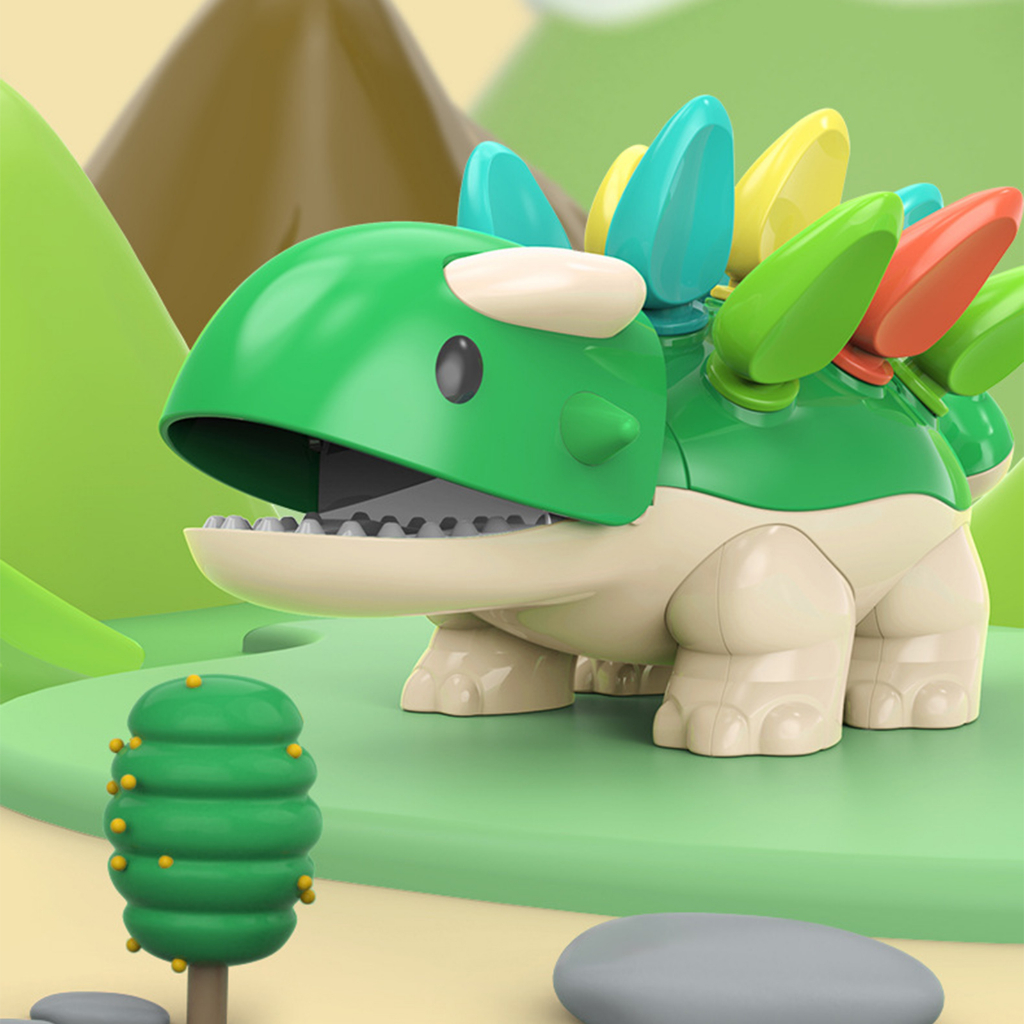 Đồ Chơi Trẻ Em Lắp Ghép Chú Khủng Long Nhỏ Dễ Thương - phát triển tư duy sáng tạo cho bé WHYME