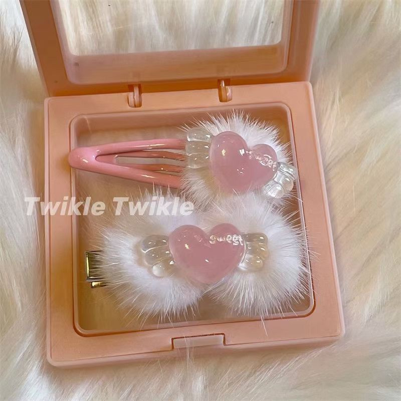 Kẹp Tóc Hình Ngôi Sao Bằng Lông Nhung Thời Trang Hàn Quốc Dành Cho Nữ y2k