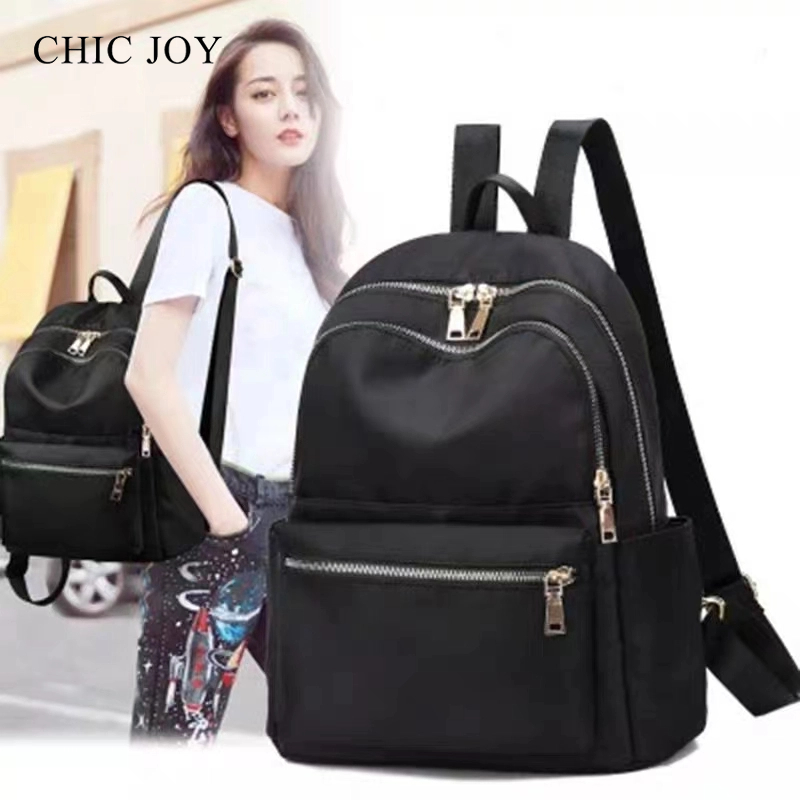 CHIC JOY Ba Lô Vải Oxford Phong Cách Hàn Quốc Sức Chứa Lớn Thời Trang Cho Nữ