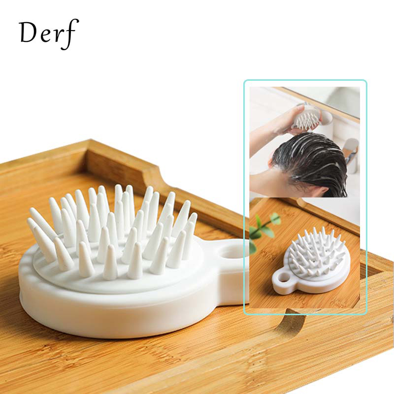 Derf Bàn Chải Silicone Massage Da Đầu Cho Nam Nữ