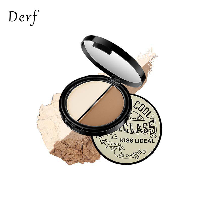 Phấn bắt sáng Derf trang điểm tạo khối má hồng độ bóng cao chống thấm nước lâu trôi