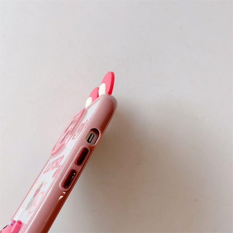 Ốp Điện Thoại Họa Tiết Chú Gấu / Dâu Tây Dễ Thương Cho iphone 14 / iphone 13 pro max / iphone 12 pro max