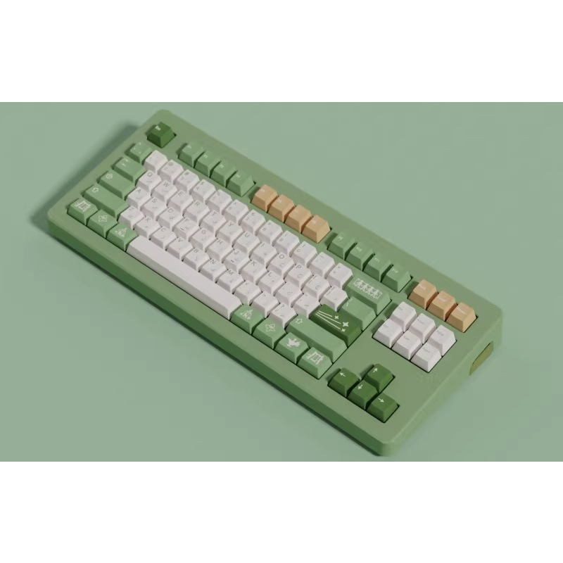 Genshin-nashida Bàn Phím Thần Chết 140 Phím pbt Màu cherry profile Cá Nhân Hóa gmk