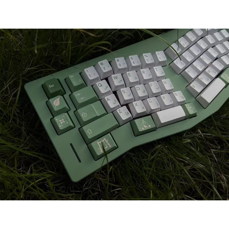 Genshin-nashida Bàn Phím Thần Chết 140 Phím pbt Màu cherry profile Cá Nhân Hóa gmk