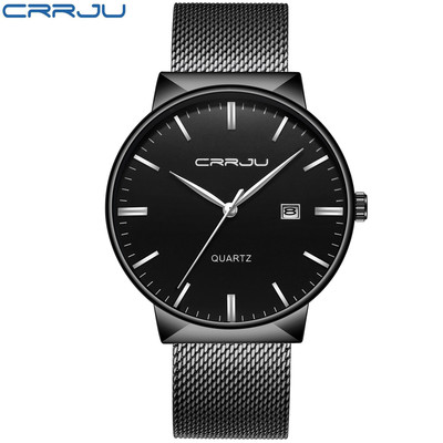 Crrju Đồng Hồ quartz Chống Thấm Nước Chất Liệu Thép Không Gỉ 2213x