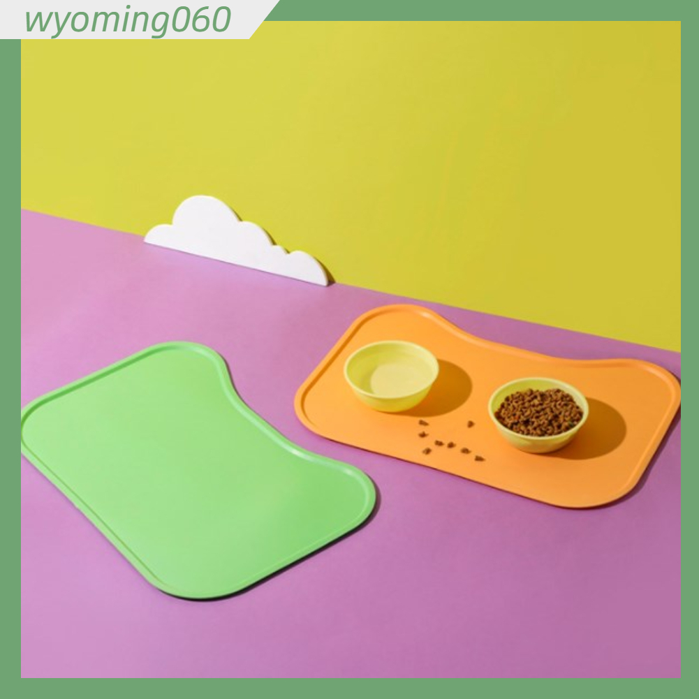 Thảm lót vị trí cho thú cưng bằng silicon chống tràn Thảm lót vị trí cho chó mèo Thảm chống trượt cho thú cưng Thảm lót vị trí cho mèo chống tràn