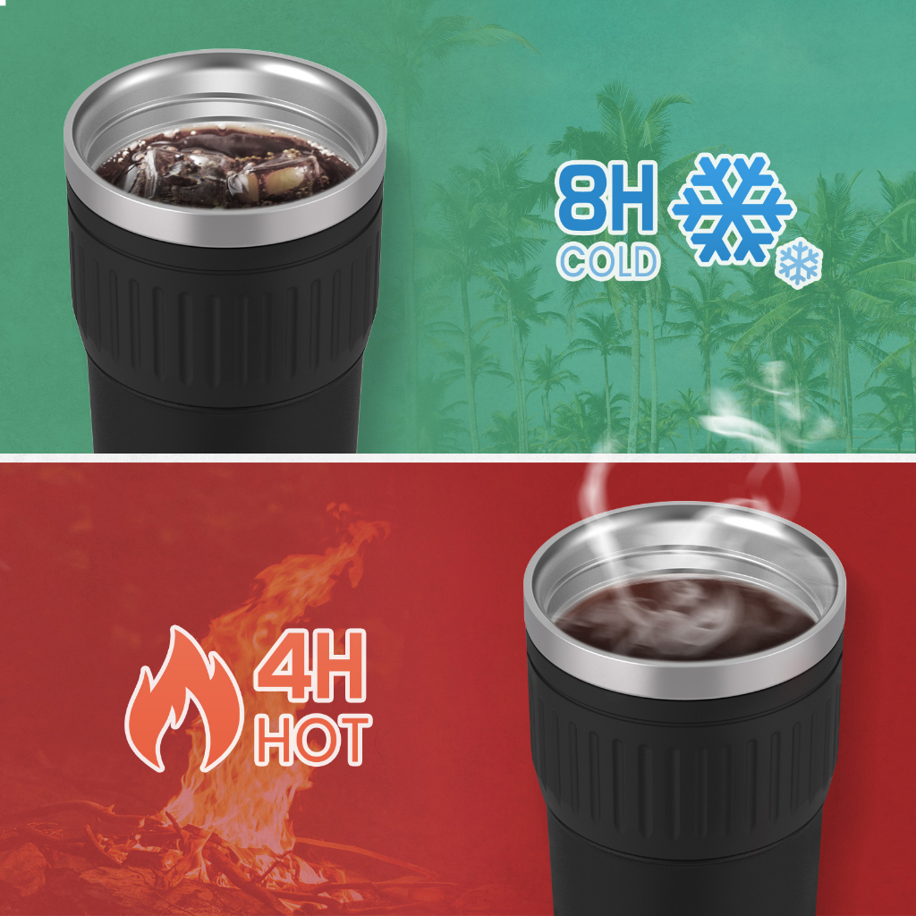 Ly cà phê FJBOTTLE Vakum 400ml bằng thép không gỉ 316 cho văn phòng