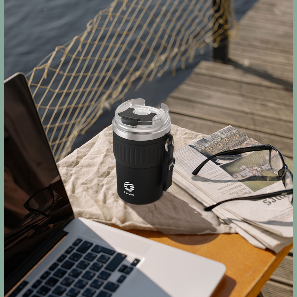 Ly cà phê FJBOTTLE Vakum 400ml bằng thép không gỉ 316 cho văn phòng