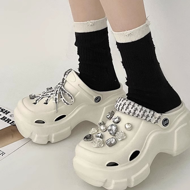 HHH Dép CROSS 5CM dép Sandal nữ Mùa hè Đế Dày thoải mái Xinh Xắn  B91H0Y5 34Z230822