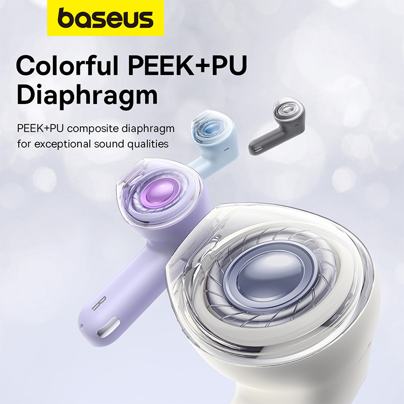 Baseus Set Tai Nghe bluetooth 5.3 Không Dây e5