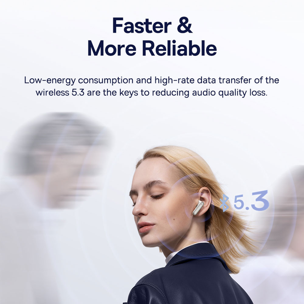 Baseus Set Tai Nghe bluetooth 5.3 Không Dây e5