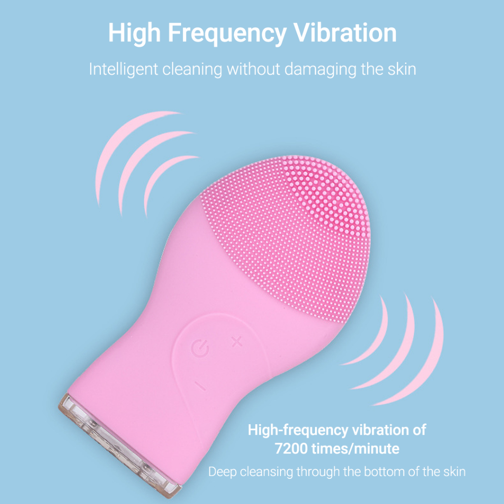 Xiaomi youpin Máy Rửa Mặt Silicon Sóng Siêu Âm Làm Sạch Lỗ Chân Lông Chăm Sóc Da Mặt