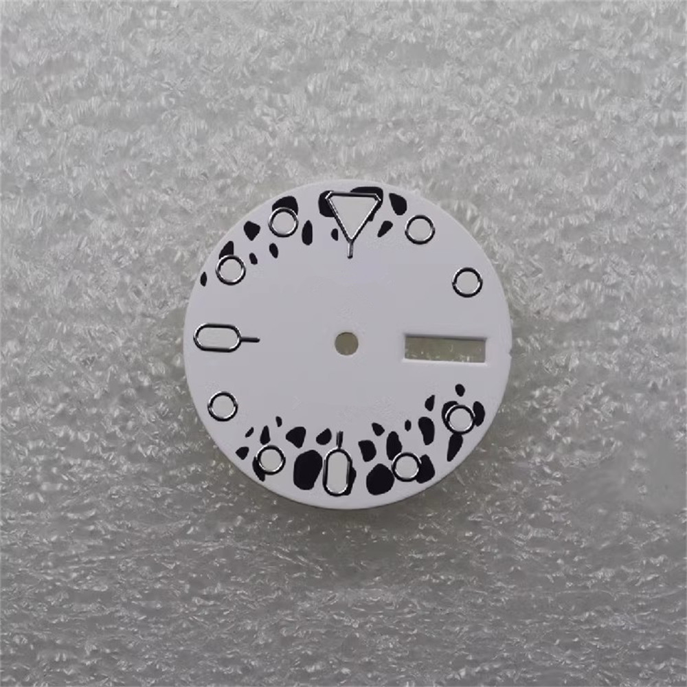 Đồng Hồ Đeo Tay 28.5mm Mặt Nhám Màu Xanh Lá Cây In Chữ Trắng Cho nh35