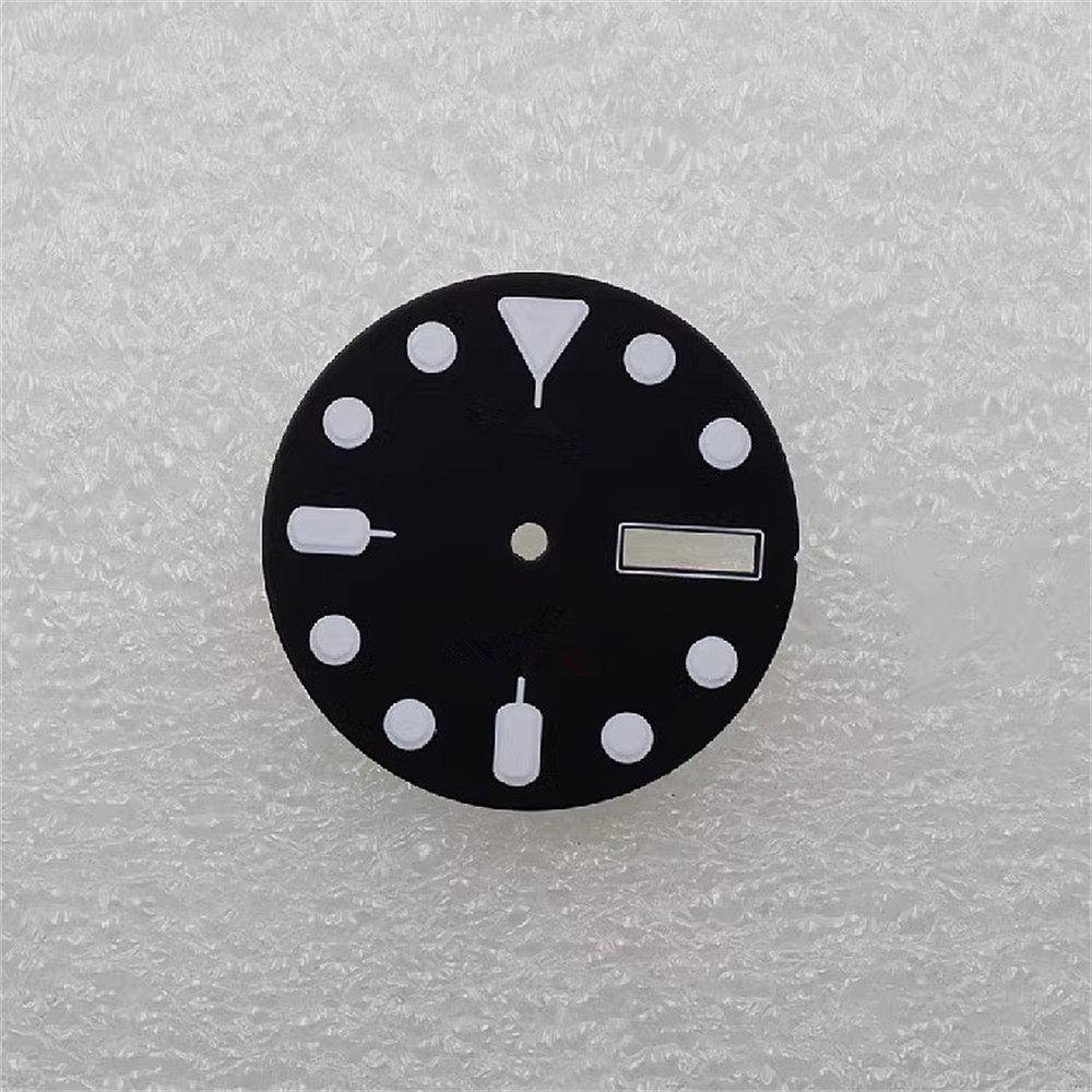 Đồng Hồ Đeo Tay 28.5mm Mặt Nhám Màu Xanh Lá Cây In Chữ Trắng Cho nh35