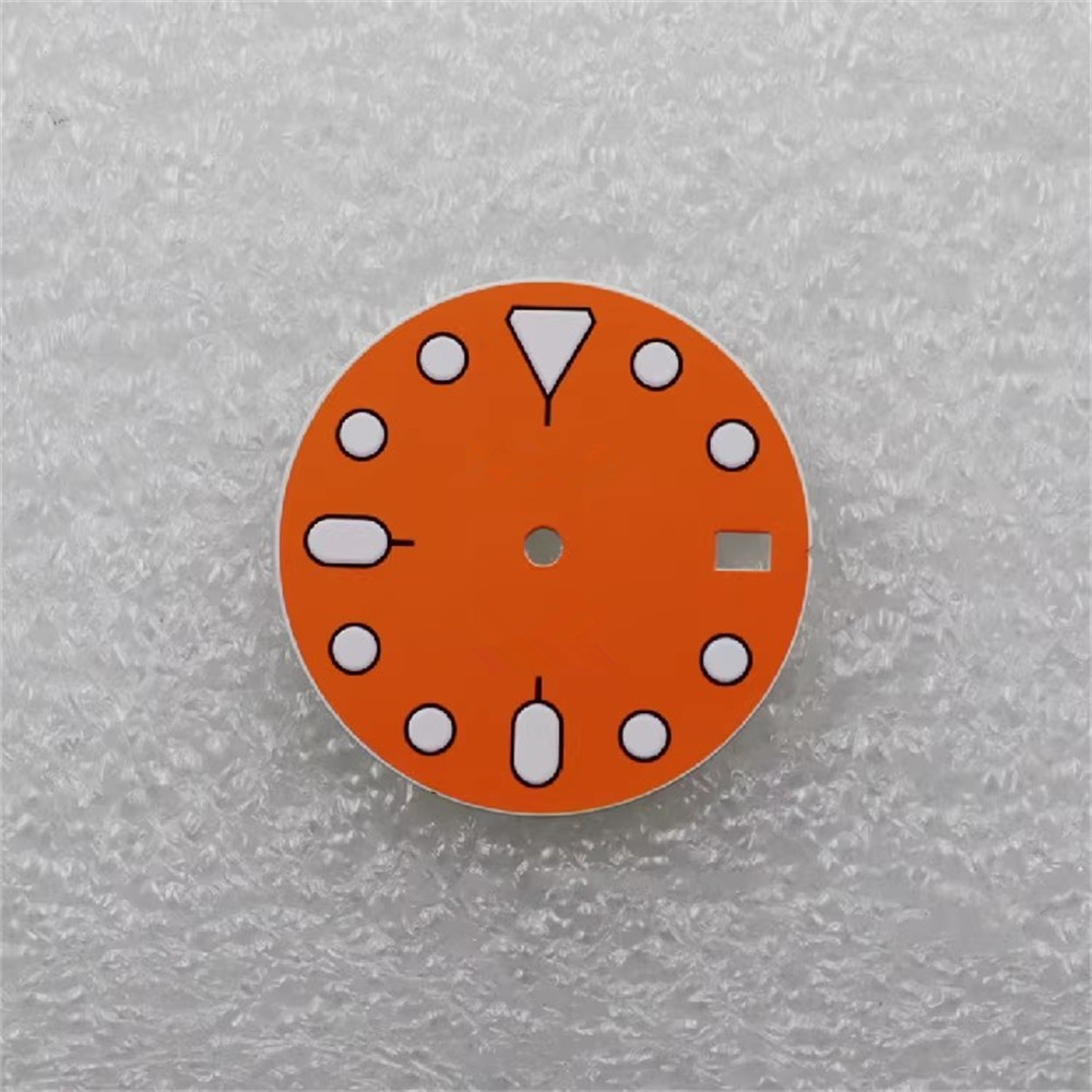 Đồng Hồ Đeo Tay 28.5mm Mặt Nhám Màu Xanh Lá Cây In Chữ Trắng Cho nh35