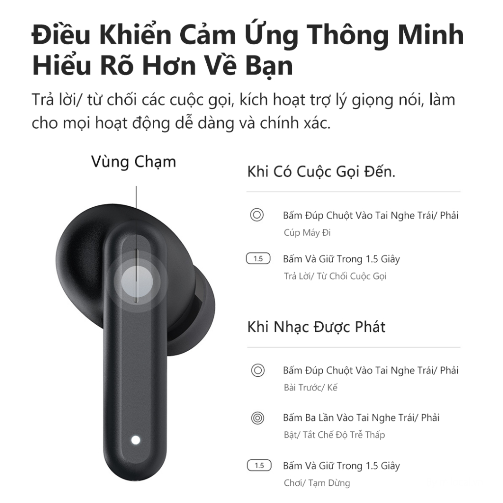 Tai Nghe Bluetooth Xiaomi Youpin Haylou Không Dây TWS GT7 Neo V5.2 Điều Khiển Cảm Ứng Âm Thanh AC