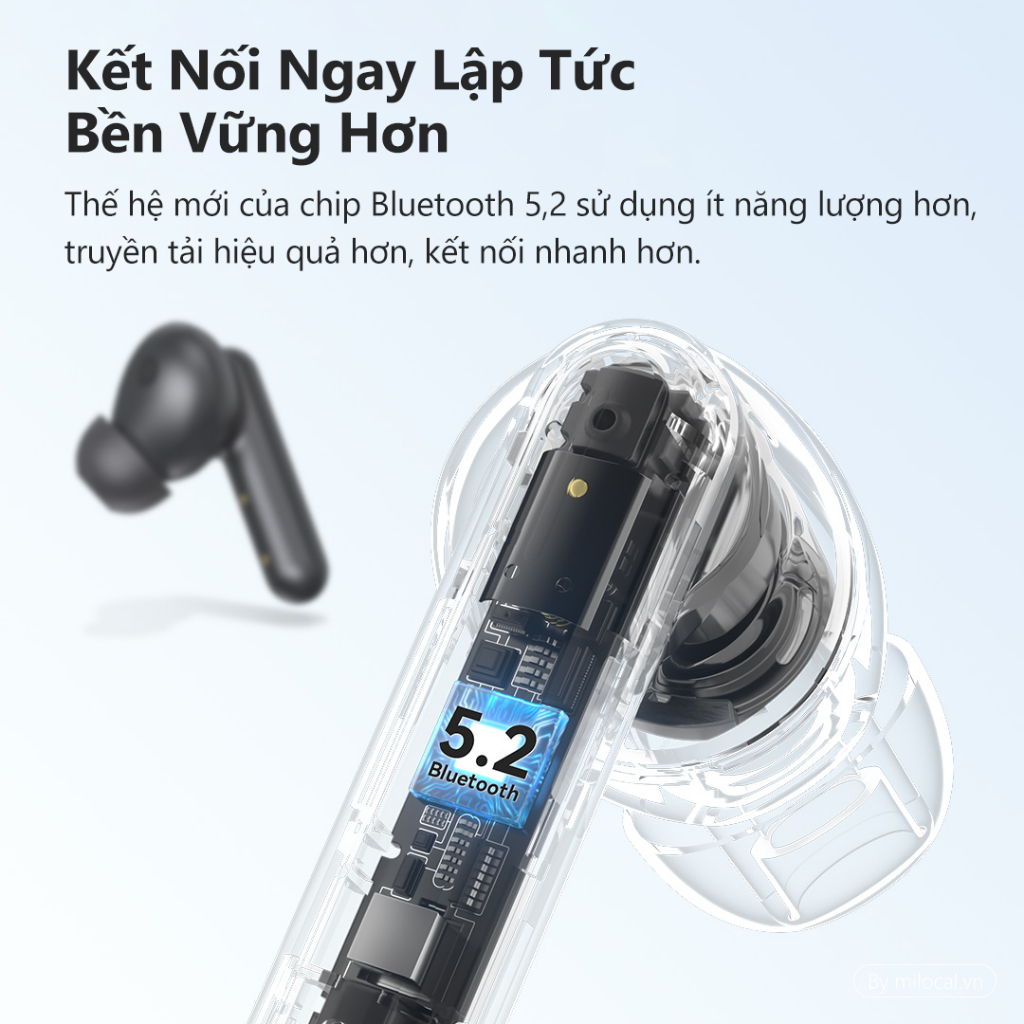Tai Nghe Bluetooth Xiaomi Youpin Haylou Không Dây TWS GT7 Neo V5.2 Điều Khiển Cảm Ứng Âm Thanh AC