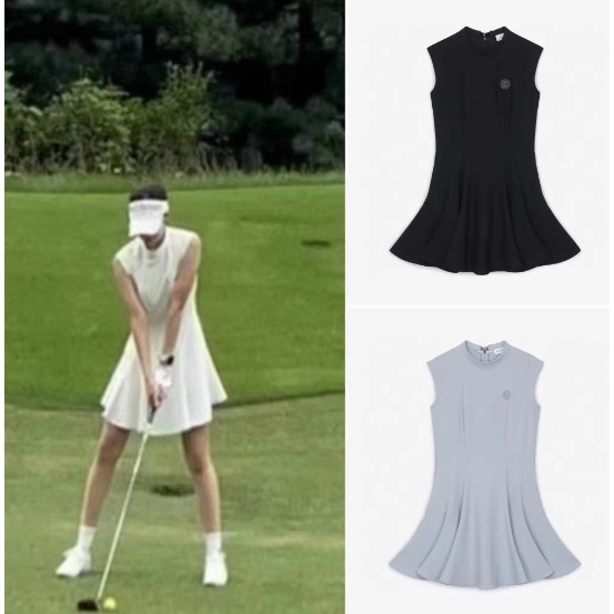 Đầm Thể Thao Đánh golf Không Tay Thoáng Khí Thời Trang Mùa Hè Hàn Quốc 2023