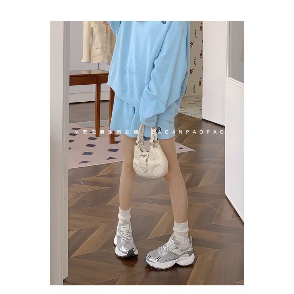 Giày Thể Thao Đế Dày Phối Lưới Thoáng Khí Thời Trang Mùa Hè 2023 Mới Cho Nữ