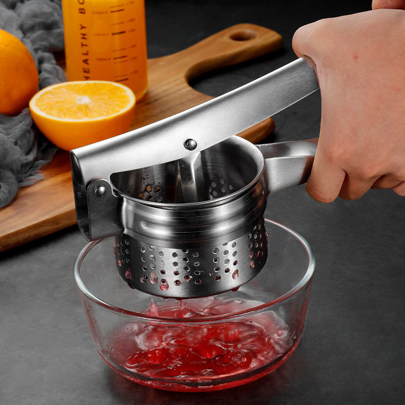 Máy Ép Trái Cây Bằng Tay Thép Không Gỉ 410 Vắt Chanh Rau Nhồi Mất Nước Bánh Bao Cho Gia Đình