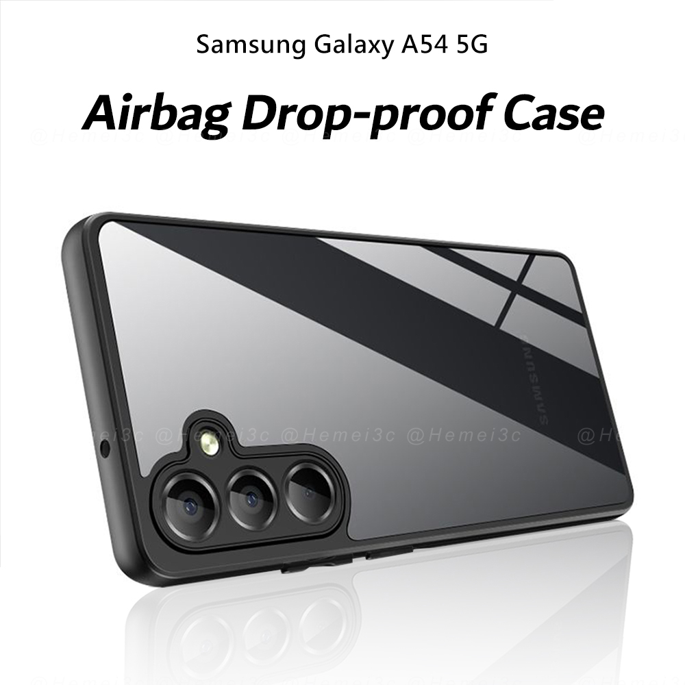 Ôp Điện Thoại acrylic Cứng Trong Suốt Có Cánh Cho samsung galaxy a54 a34 a24 a14 5g 4g Ốp