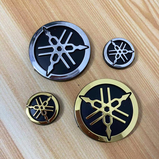 Logo Yamaha Tuning Fork Logo Nhựa Vàng Yamaha Có kích cỡ (25 / 47 mm)