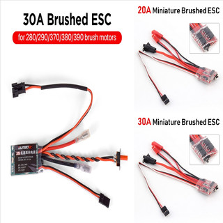 Rc esc 20a 30a chải esc mini 2s bec 5v 3a có phanh cho xe rc thuyền chải động cơ