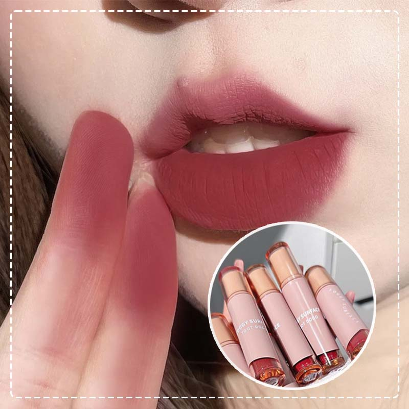 Son Môi Derf Nude Nhẹ Mềm Mịn Dưỡng Môi Không Thấm Nước