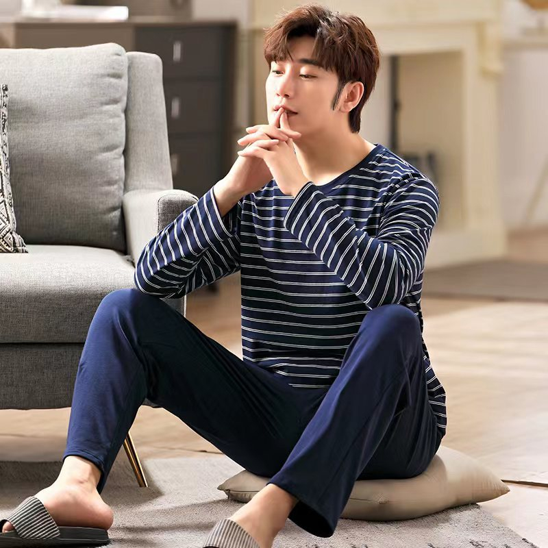 Bộ Đồ Ngủ Dài Tay Dáng Rộng Thoải Mái Dành Cho Nam