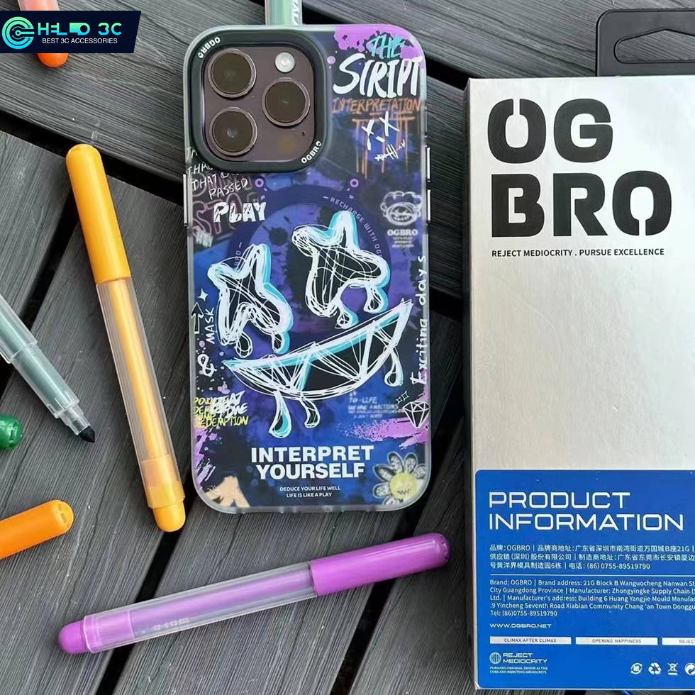 ốp lưng OGBRO cho iphone 14 từ tính chống sốc cho ốp lưng iphone 14 pro max chống sốc cho ốp lưng iphone 14 pro chính hãng