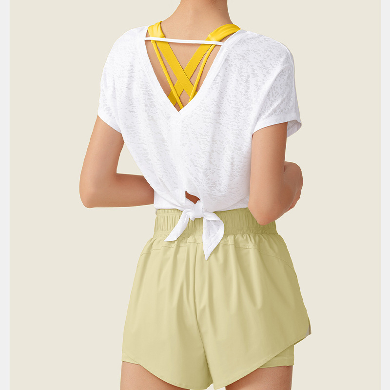 Áo Thun Thể Thao Ngắn Tay Thoáng Khí Thoải Mái Dành Cho Nữ